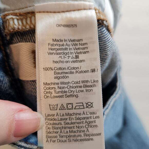 Madewell The Darted Barrel-Leg Jeans Dobbins Wash Women's 29 Casual Everyday - Picture 10 of 14